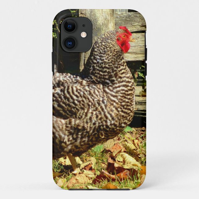 Black and white Chicken Case-Mate iPhone Case (Back)