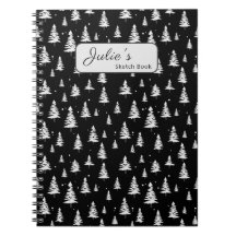 Black and White Christmas Tree