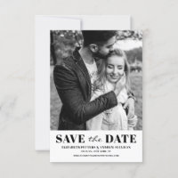 Black and White Classic Typography Photo
