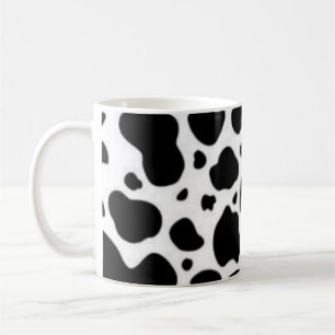 Black and white coffee mug