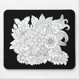 Black and White, Colour This  Mouse Mat