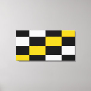 black and white contrast canvas print