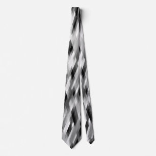 Black and White COOL Pattern Tie