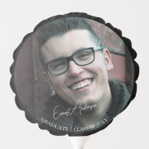 Black and White Cool Simple Typography Grad Photo