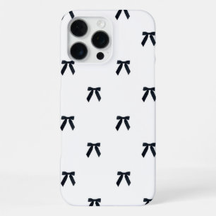 Black and White Coquette Girly Spring Summer  iPhone 16 Pro Max Case