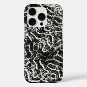 Black and White Coral II Abstract Nature Photo iPhone 16 Pro Case