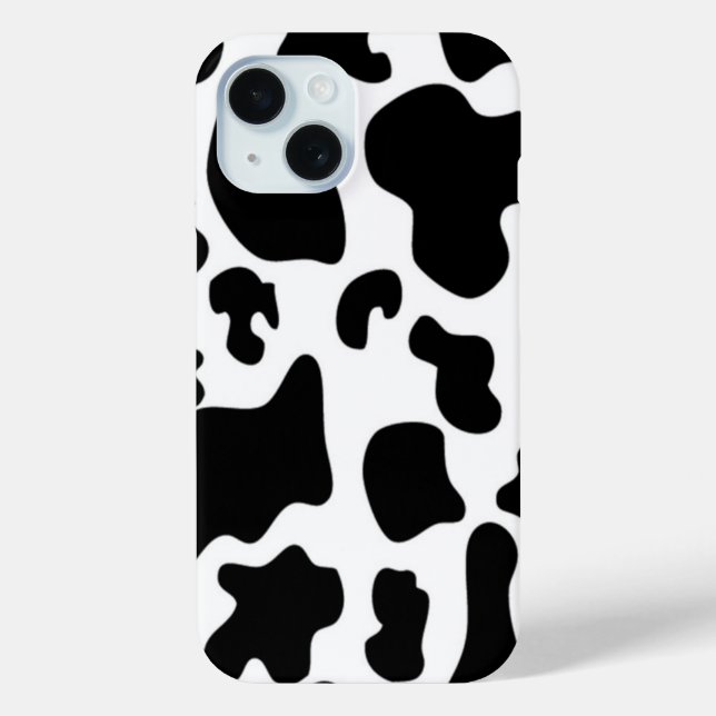 Black and White Cow Case-Mate iPhone Case (Back)