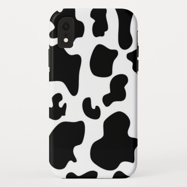 Black and White Cow Case-Mate iPhone Case (Back)