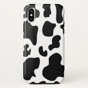 Black and White Cow iPhone XS Case