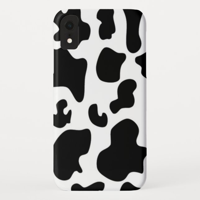 Black and White Cow Case-Mate iPhone Case (Back)