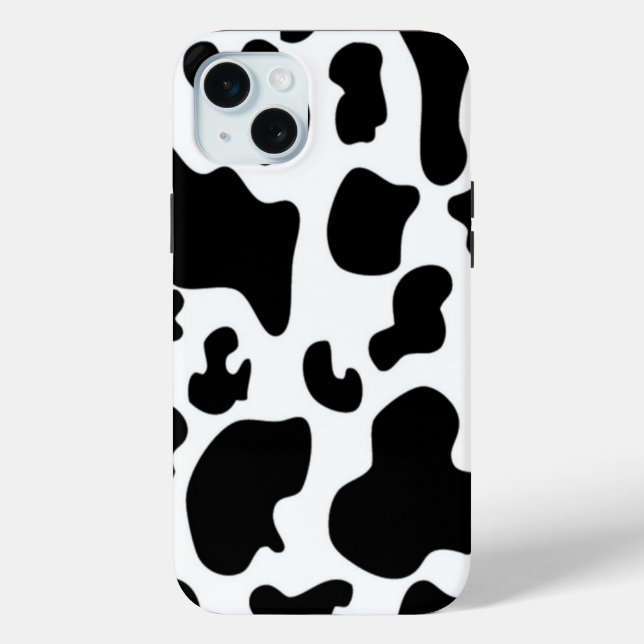 Black and White Cow Case-Mate iPhone Case (Back)