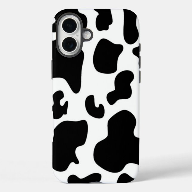 Black and White Cow Case-Mate iPhone Case (Back)