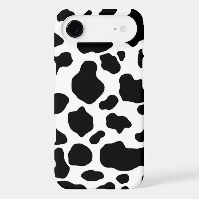 black and white cow pattern Case-Mate iPhone case (Back)
