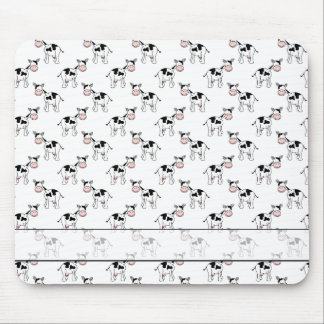 Black and White Cow Pattern. Mouse Mat
