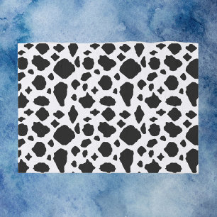 Black and White Cow Pattern Tissue Paper