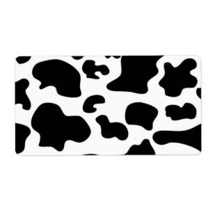 Black and White Cow print