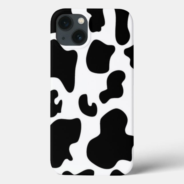 Black and White Cow print Case-Mate iPhone Case (Back)