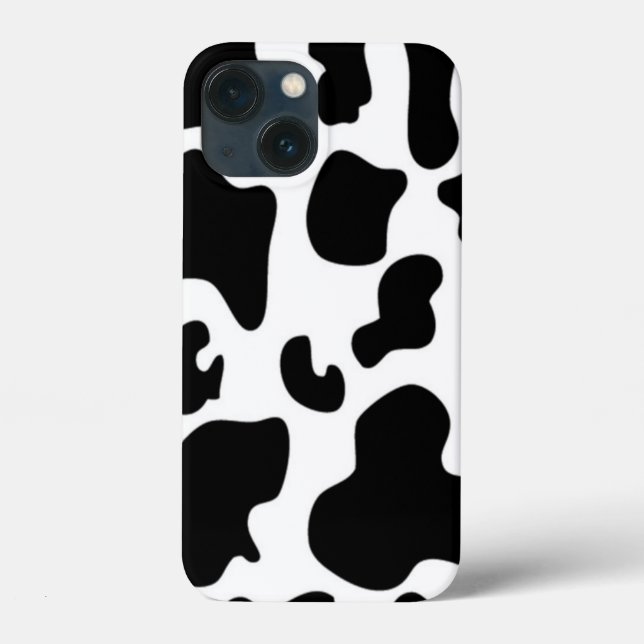 Black and White Cow print Case-Mate iPhone Case (Back)