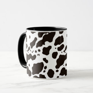 Black and White Cow Print Coffee Mug