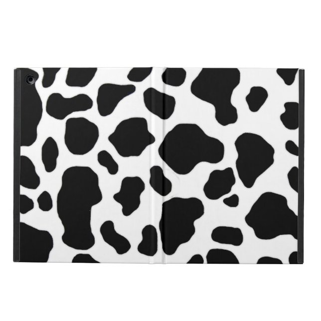 Black and white cow print iPad Air Case (Outside)