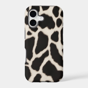 Black and white cowhide pattern