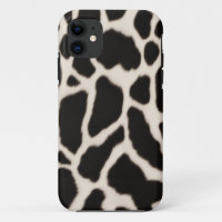 Black and white cowhide pattern
