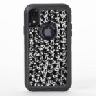 Black and White Crochet Knit Dark Minimalist