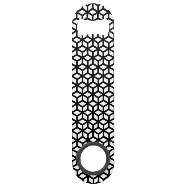 Black And White Cube Pattern (Front)