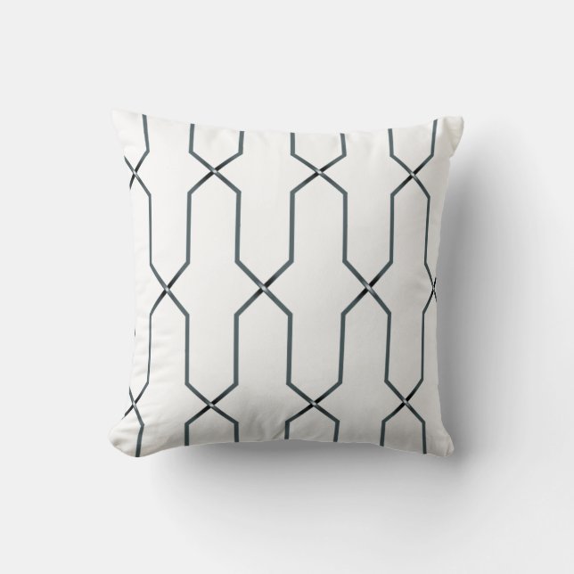 Black and white  cushion (Front)