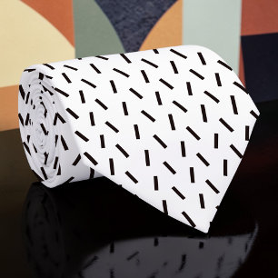 Black and White Custom Necktie