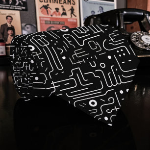 Black and White Custom Necktie