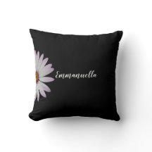 Black and White Daisy Personalised
