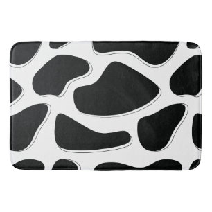 Black and White Dalmatian print Bath Mat