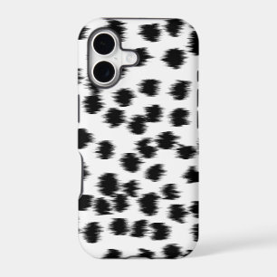 Black and White Dalmatian Print Pattern.