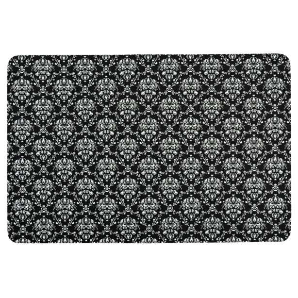 Black White Indoor Floor Mats & Rugs Zazzle.co.uk