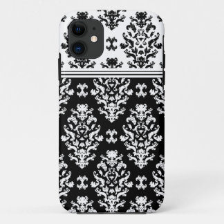Black and White Damask iPhone 5 Case