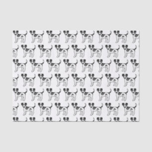Black And White Danish-Swedish Farmdog Cute Dogs Tissue Paper