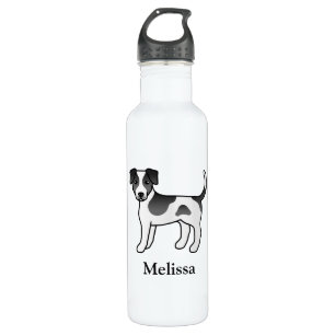 Black And White Danish-Swedish Farmdog & Name 710 Ml Water Bottle
