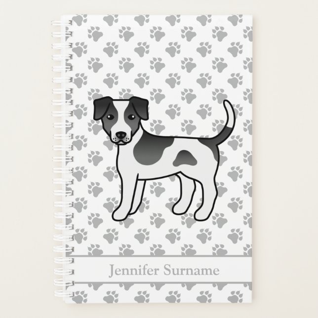 Black And White Danish-Swedish Farmdog & Name Planner (Front)