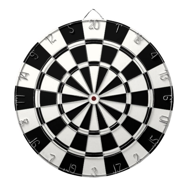 Black and white dartboard (Front)