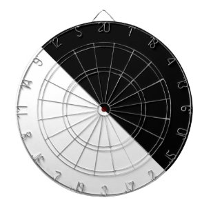 Black and White Dartboard