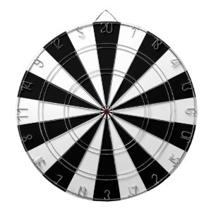 Black and White Dartboard