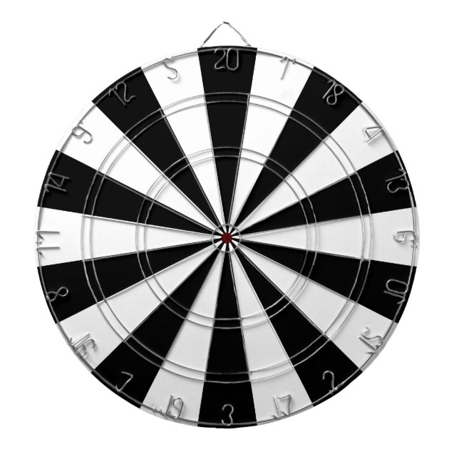 Black and White Dartboard (Front)