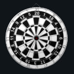 Black and white dartboard<br><div class="desc">Black and white art</div>