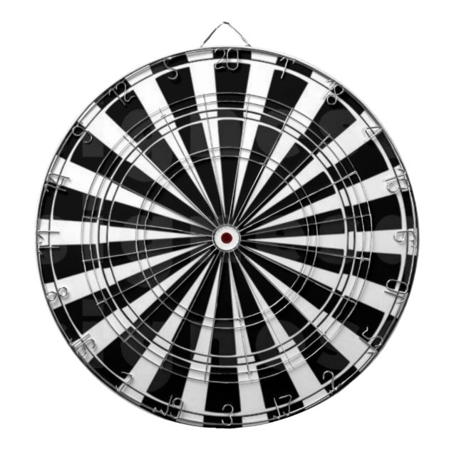 Black and white dartboard (Front)