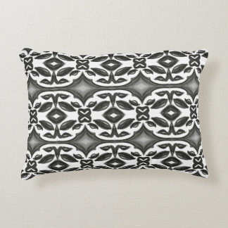 Black and White Decorative Cushion