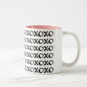 Black and White Design XOXO Mug