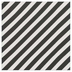 black and white diagonal stripes pattern fabric