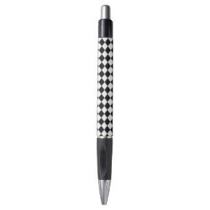 Black and White Diamond Argyle Pattern