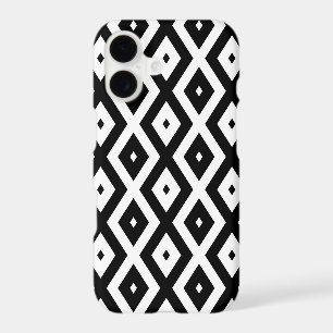 Black and white diamond pattern